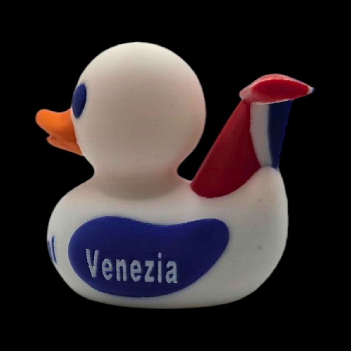 Cruise Ship Duck Keepsake Maritime Bathroom Decoration Three Size Options Beach House Decor White Red Blue Design