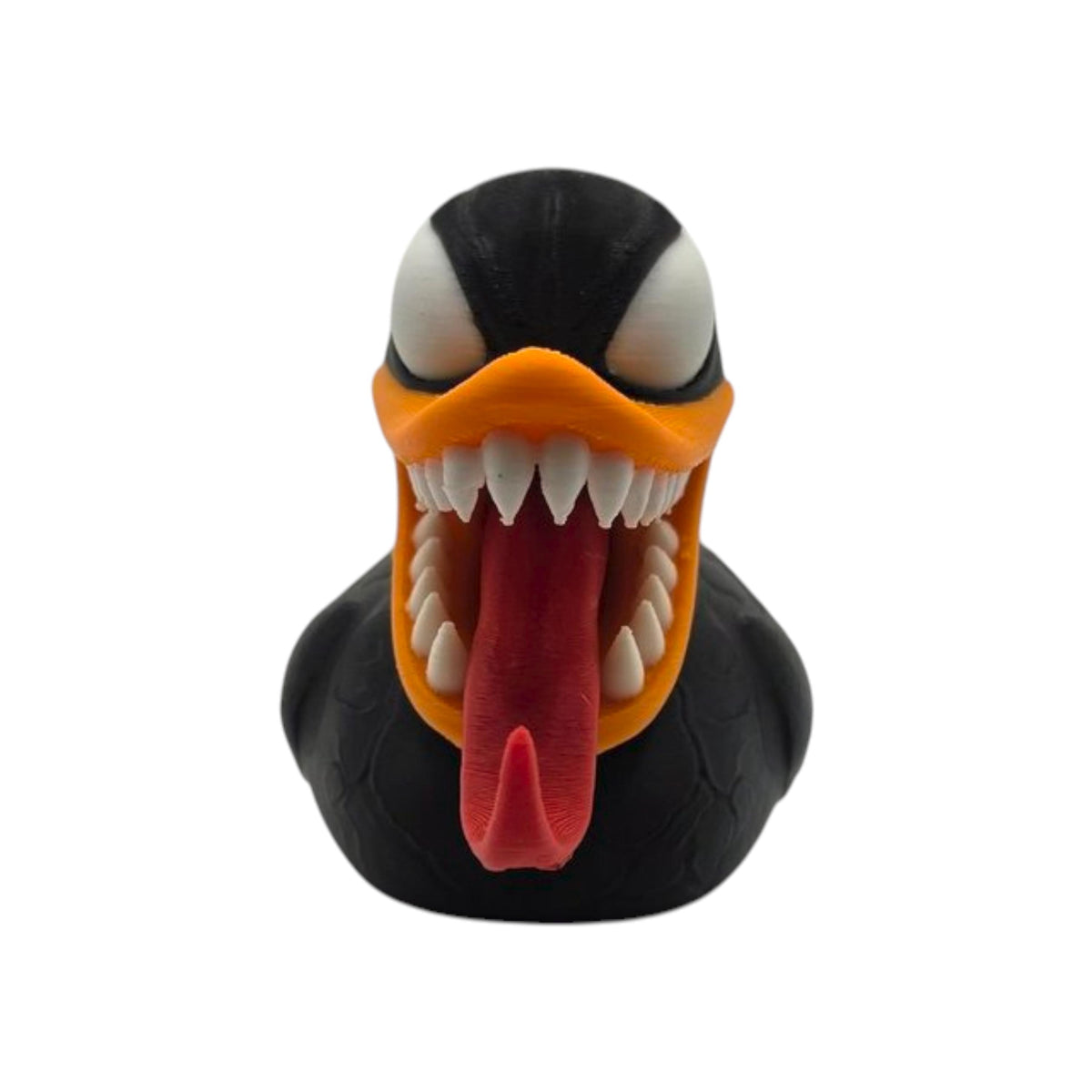 Venom Duck Jeep Duck Figurine for desk or Dashboard Dark Alien Antihero Collectible Comic-Themed Ducking