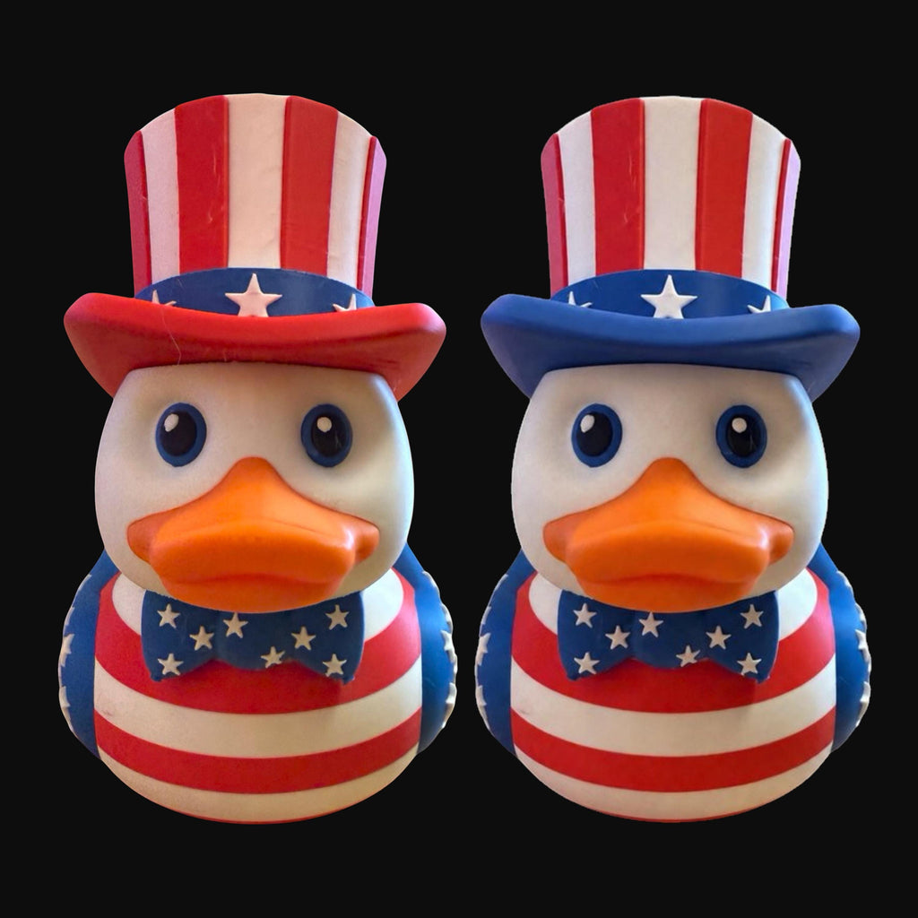 Patriotic Duck America Duck Display USA Uncle Sam Duck Decoration Adorable 4th July