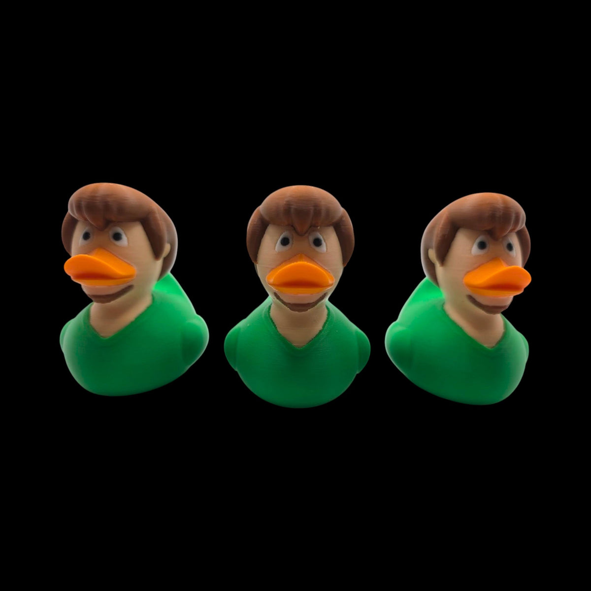 Shaggy Inspired Duck Collectible Cartoon Character Mystery Solver 3d Printed Mystery Machine Jeep Dash