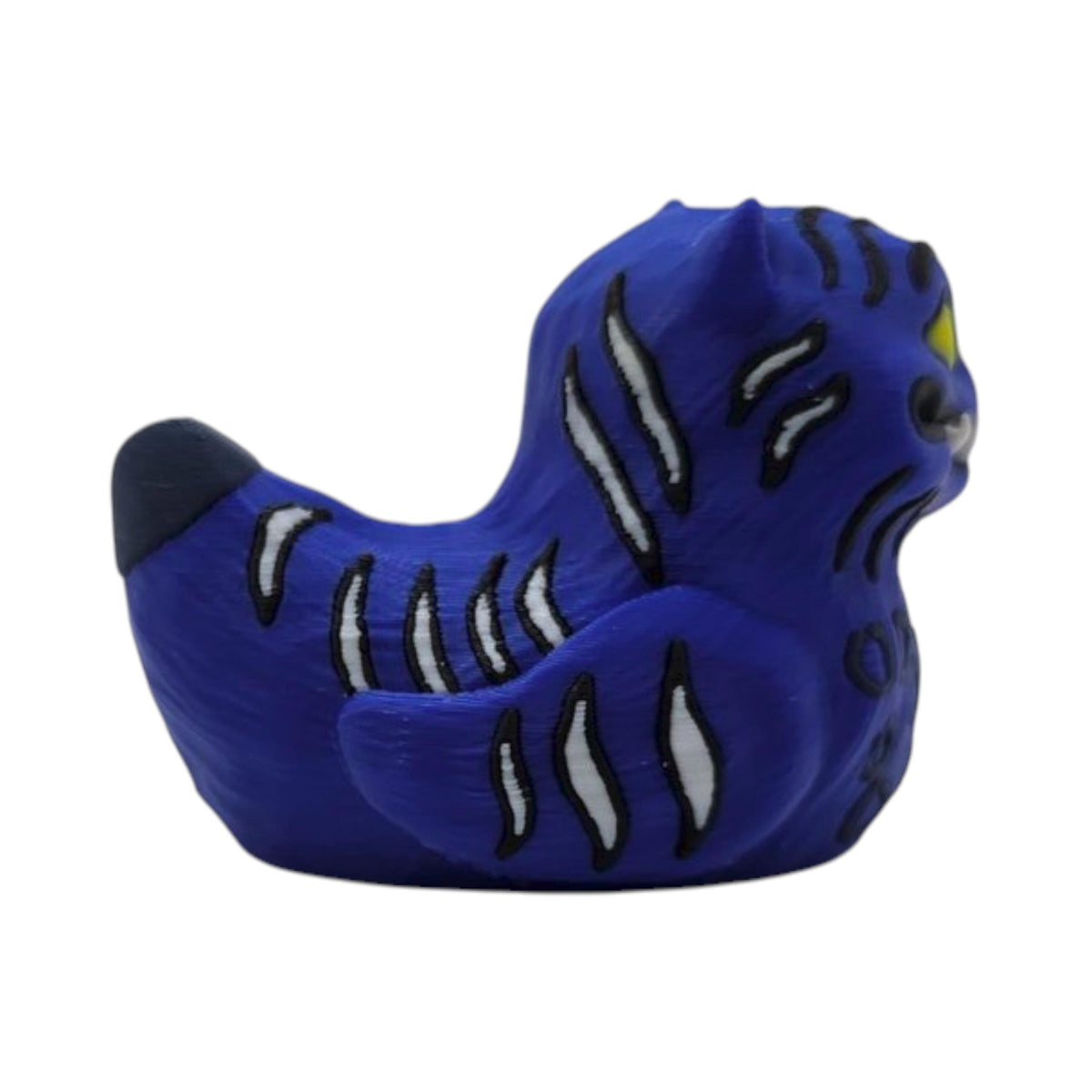 Inspired Blue Derp Tiger Duck Desk Accessory Kpop Fan Collectible Statue Jeep Duck Shelf Display Novelty