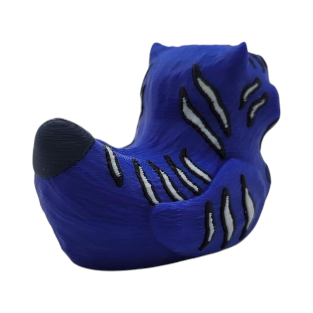 Inspired Blue Derp Tiger Duck Desk Accessory Kpop Fan Collectible Statue Jeep Duck Shelf Display Novelty