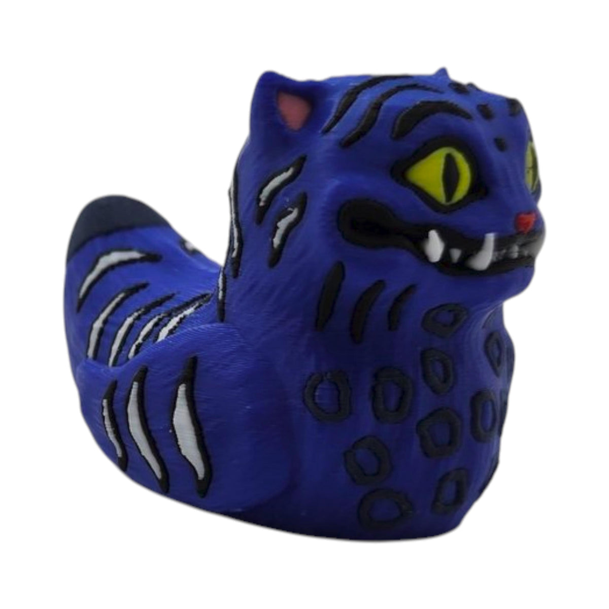 blue tiger figurine, figurine desk accessory, accessory gift coworker, coworker birthday present, present kpop fan, fan collectible statue, statue jeep duck, duck bathroom shelf, shelf display novelty, novelty office gift, gift quirky animal, animal collector item