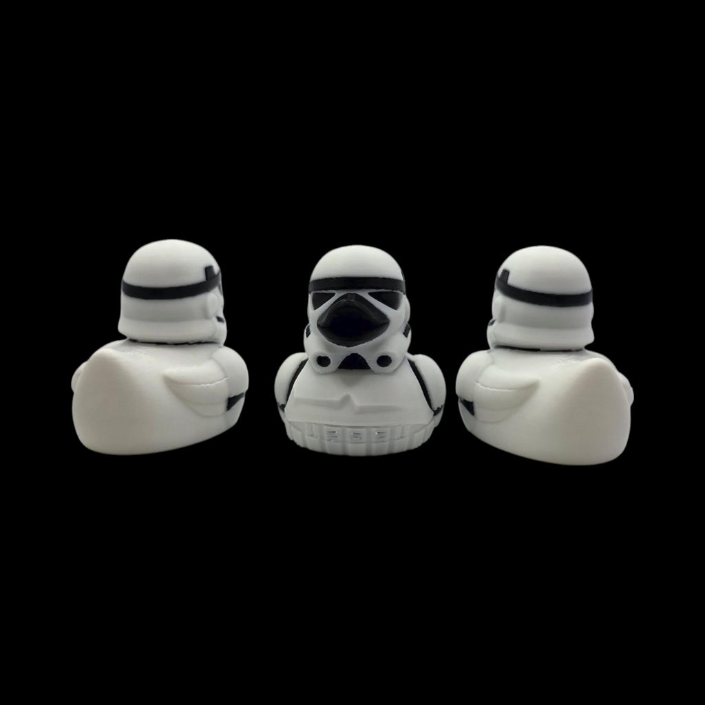 Stormtrooper Inspired Duck Star Wars Fan Geek Desk Toy Shelf Display Office Decoration Sci Jeep Ducking