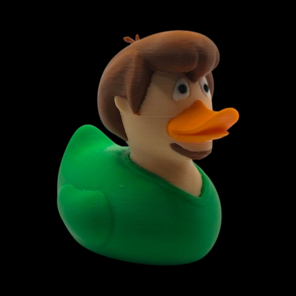 Shaggy Inspired Duck Collectible Cartoon Character Mystery Solver 3d Printed Mystery Machine Jeep Dash