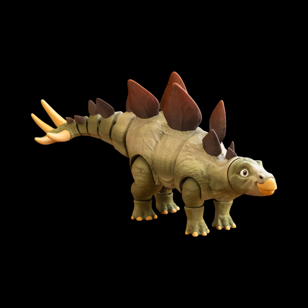 Posable Stegosaurus Figure Collectible Prehistoric Sculpture Articulated Dinosaur Desk Decoration Display Premium