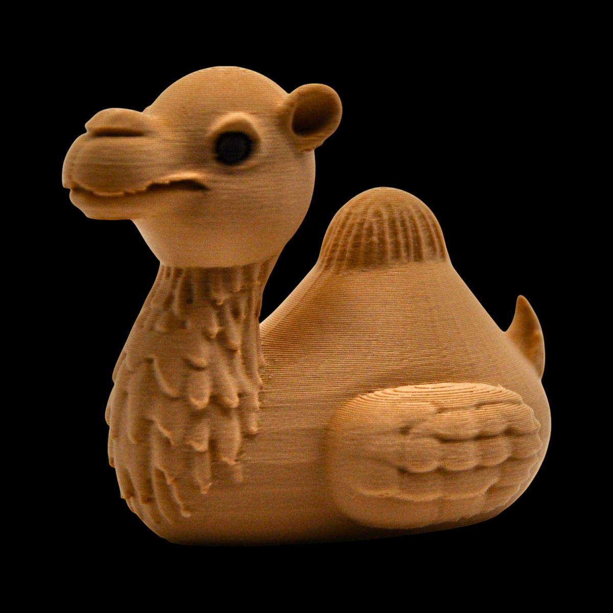 2 Different Camel Duck Figurine Tan & Brown Desert Theme Collection