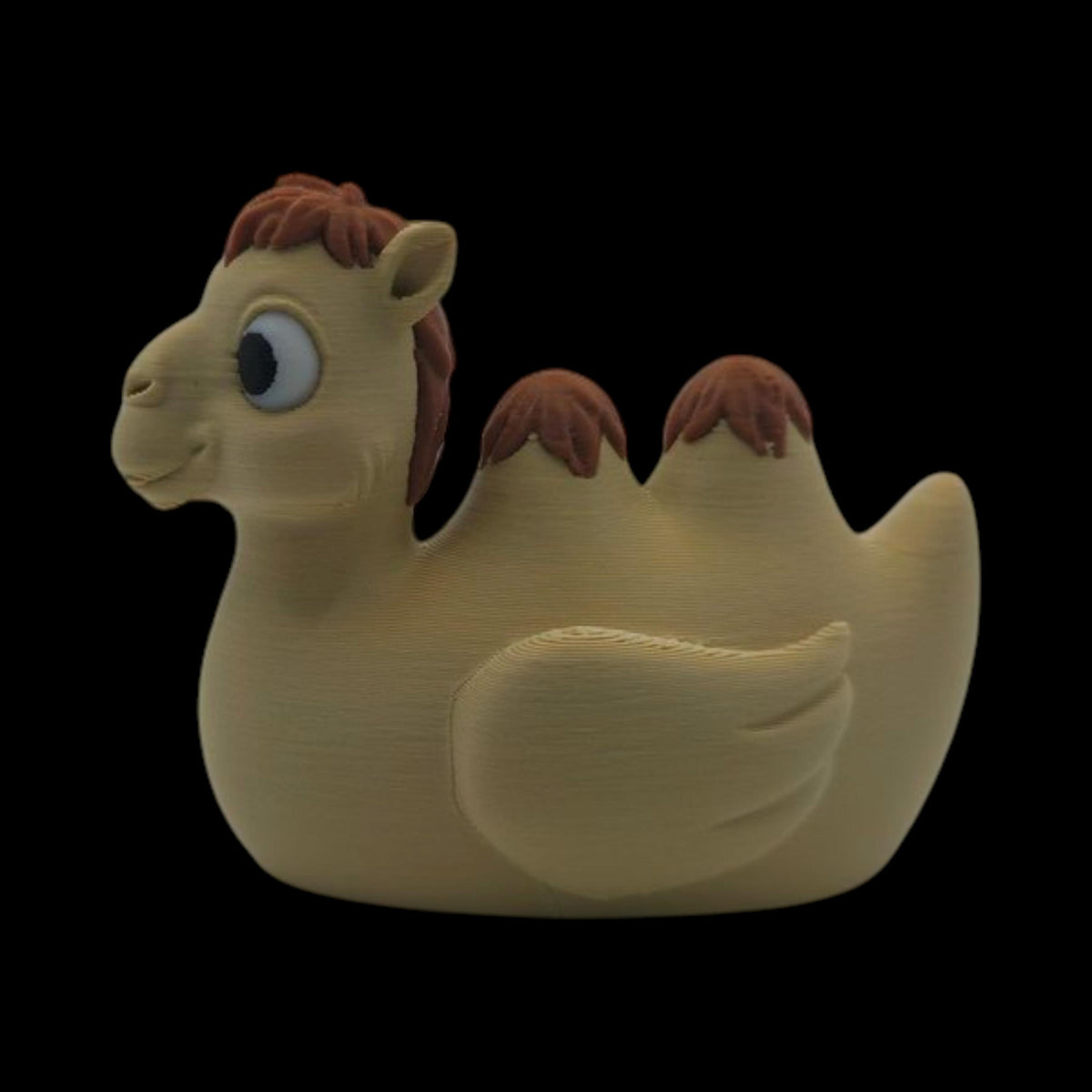 2 Different Camel Duck Figurine Tan & Brown Desert Theme Collection