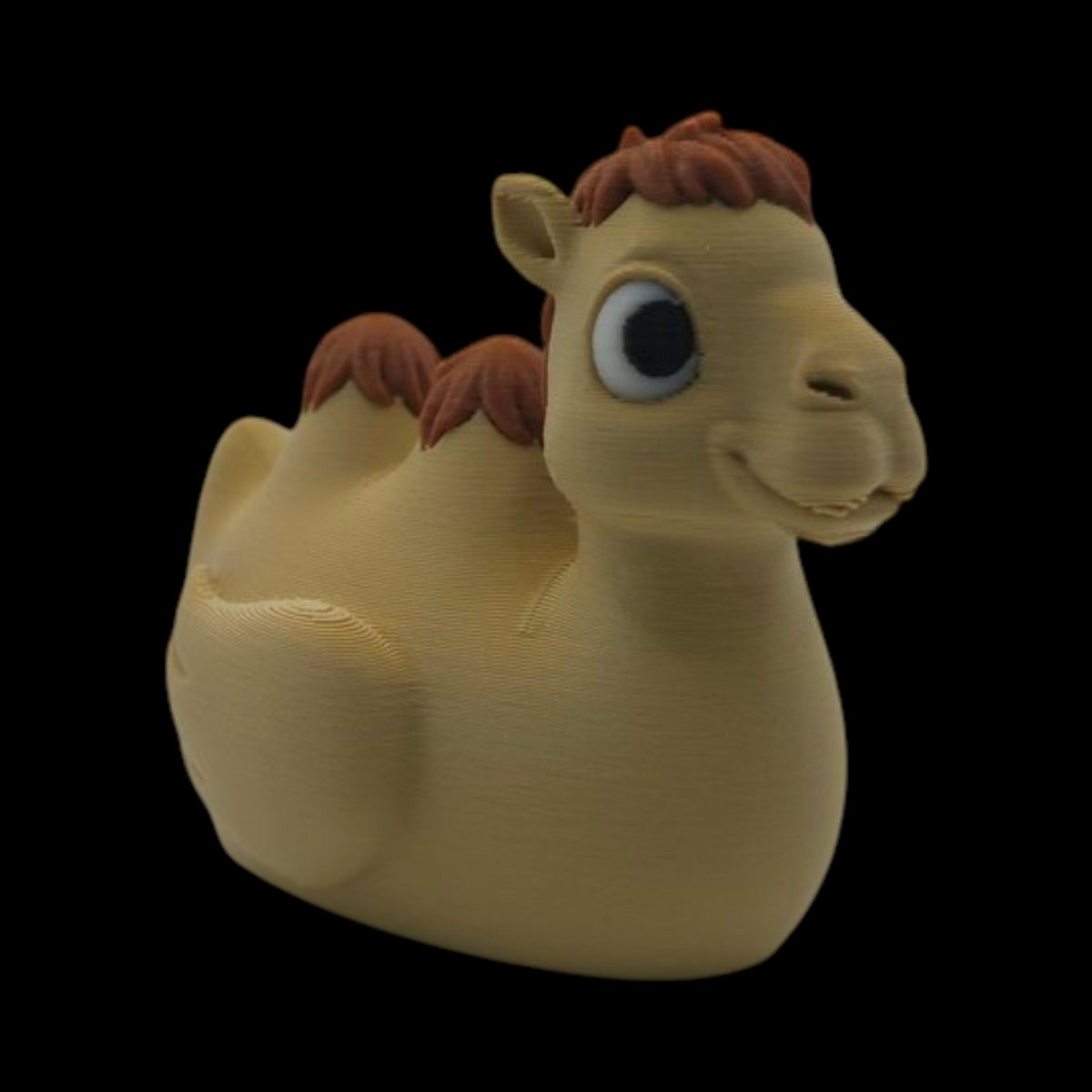 2 Different Camel Duck Figurine Tan & Brown Desert Theme Collection