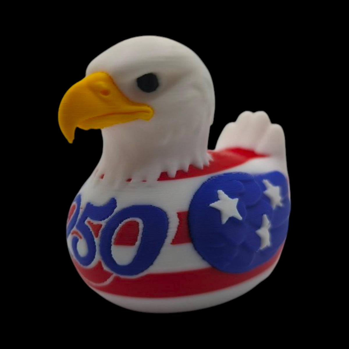 American Flag 250th Anniversary Duck Patriotic Design Collection Eagle Head