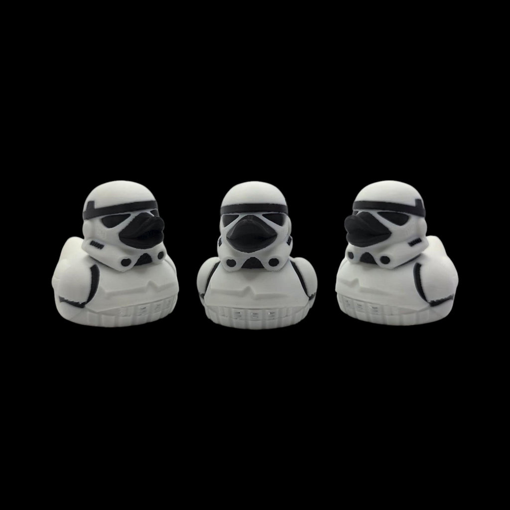 star wars collectible, collectible rubber duck, duck stormtrooper design, design white helmet, helmet bathroom ornament