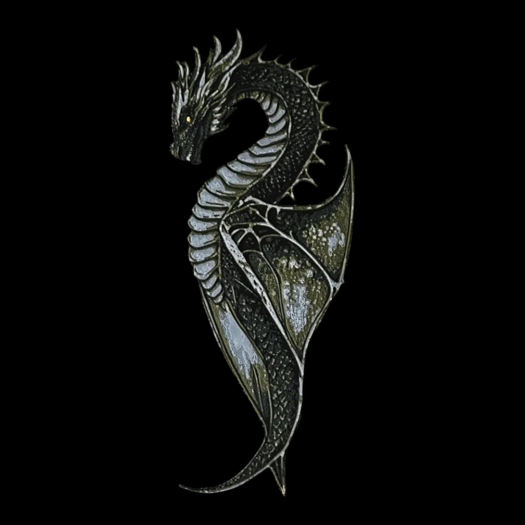 Wyvern Dragon Bookmarkes Set #1 Crystal, # 2 Sea, #3 Crimson and #4 Forest