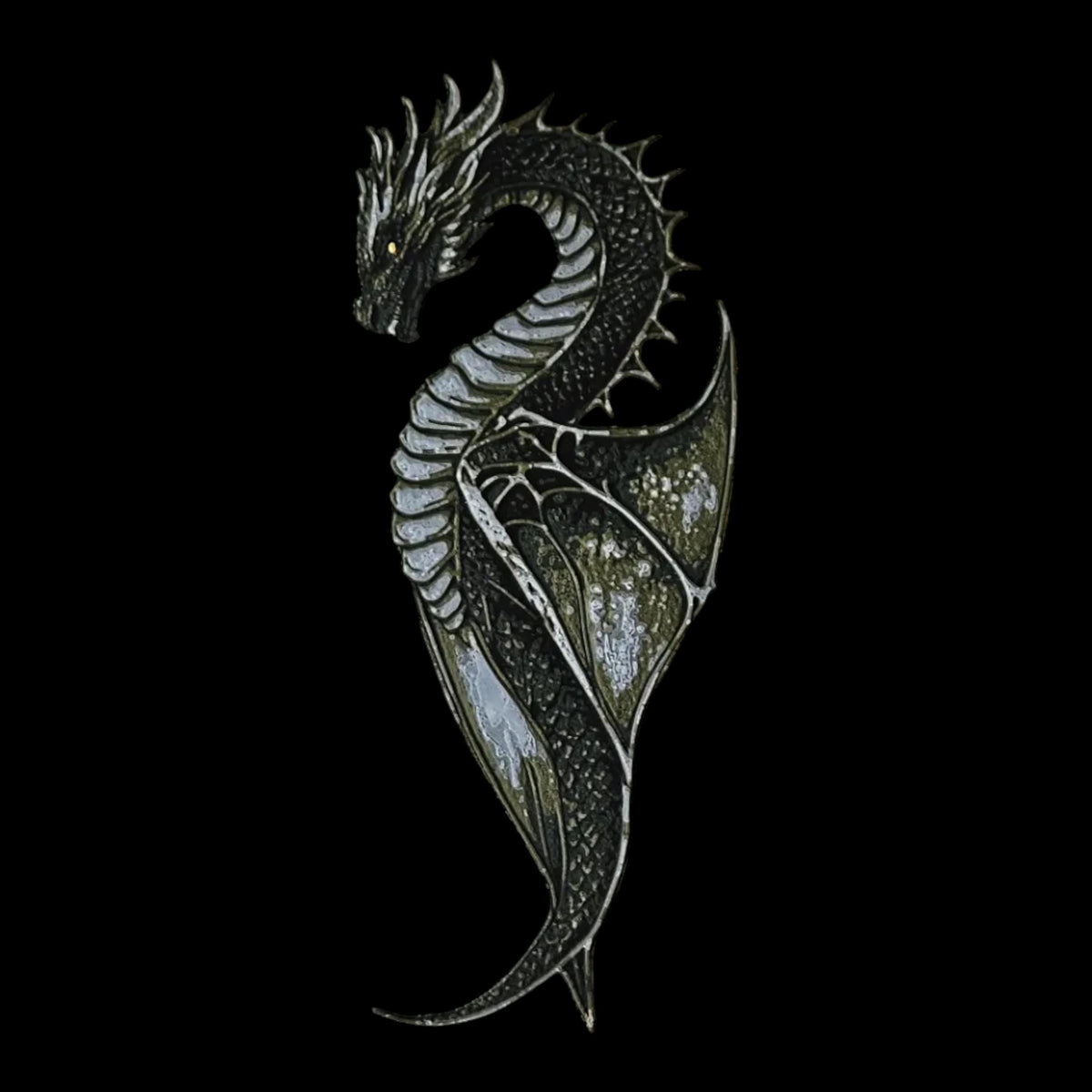 Wyvern Dragon Bookmarkes Set #1 Crystal, # 2 Sea, #3 Crimson and #4 Forest
