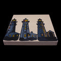 Nautical Lighthouse Bookmarks Set Handmade Bookshelf Decor Coastal Bookish Gift Book Lover