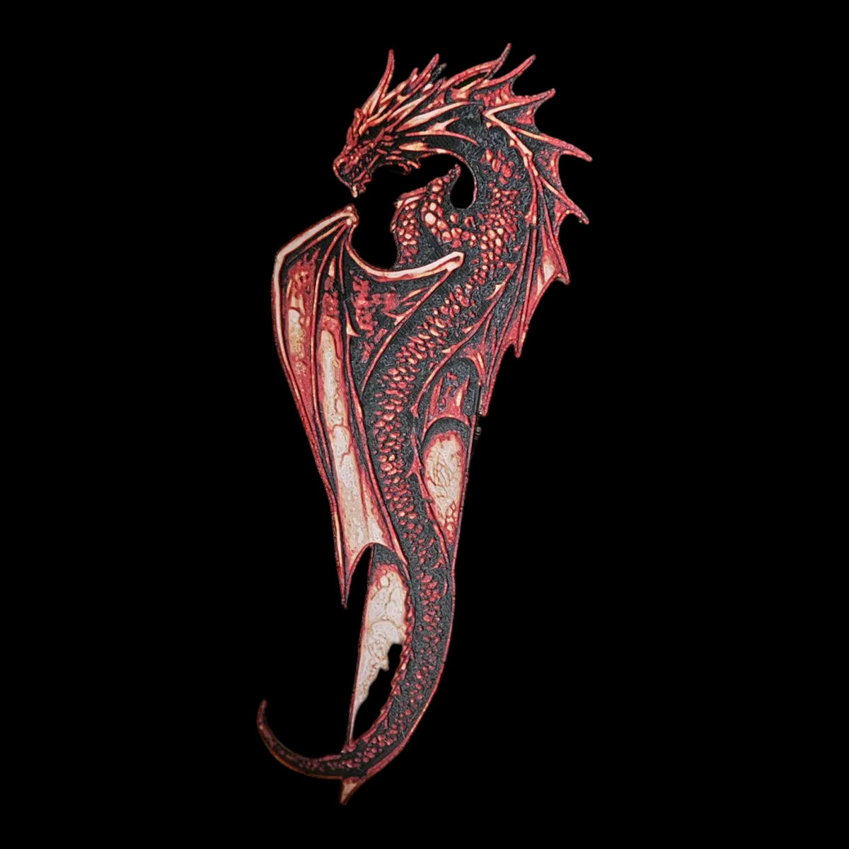 Wyvern Dragon Bookmarkes Set #1 Crystal, # 2 Sea, #3 Crimson and #4 Forest