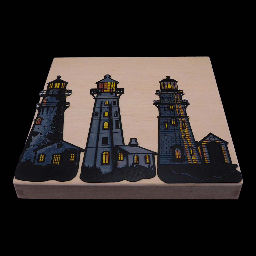 Nautical Lighthouse Bookmarks Set Handmade Bookshelf Decor Coastal Bookish Gift Book Lover