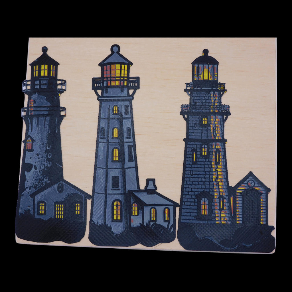 Nautical Lighthouse Bookmarks Set Handmade Bookshelf Decor Coastal Bookish Gift Book Lover