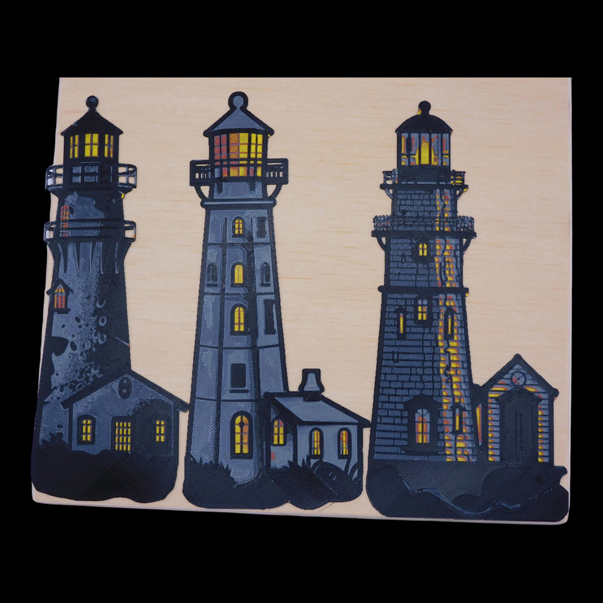 Nautical Lighthouse Bookmarks Set Handmade Bookshelf Decor Coastal Bookish Gift Book Lover