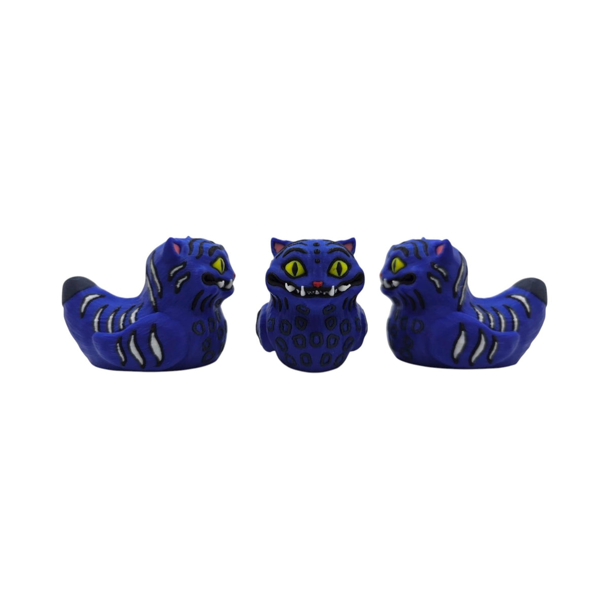Inspired Blue Derp Tiger Duck Desk Accessory Kpop Fan Collectible Statue Jeep Duck Shelf Display Novelty - JM Designs