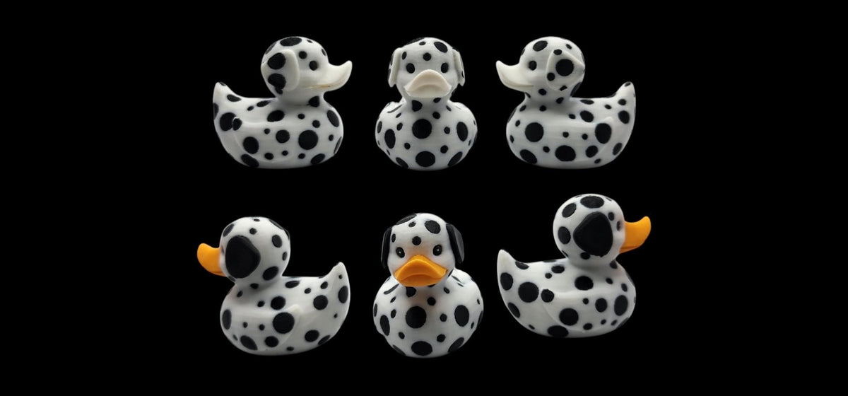 Jeep Dashboard Duck, Dalmatian Spotted 3D Printed Car Decoration - JM Designs