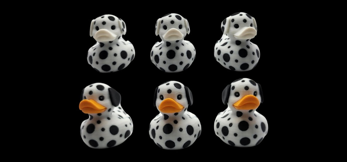 Jeep Dashboard Duck, Dalmatian Spotted 3D Printed Car Decoration - JM Designs