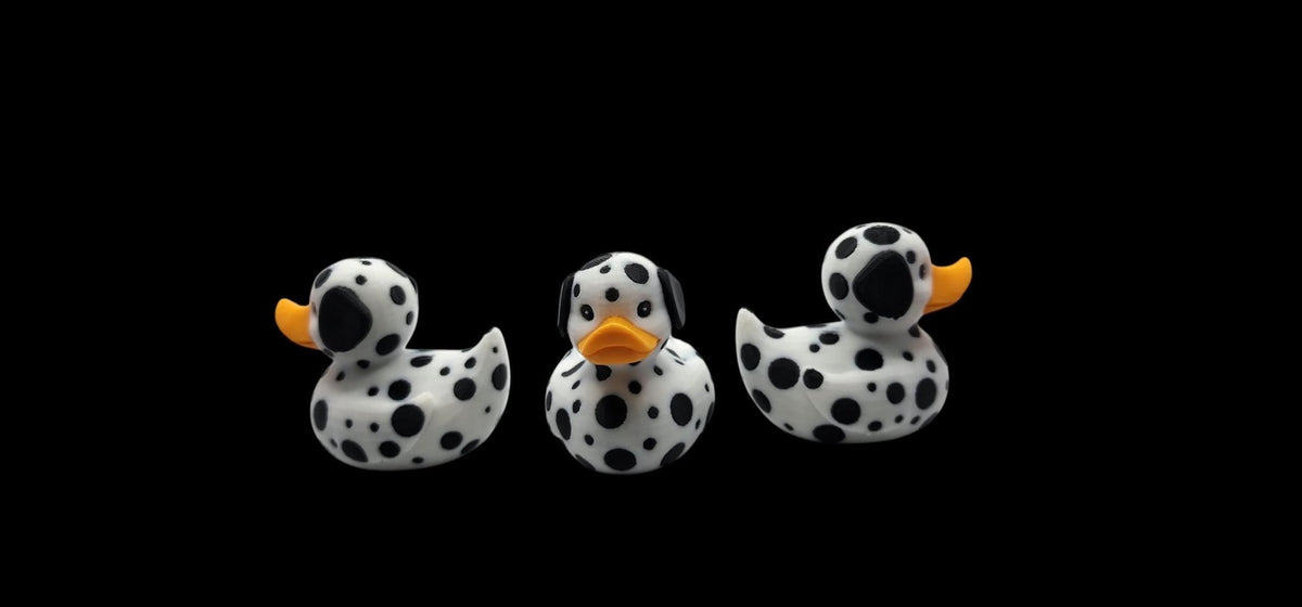 Jeep Dashboard Duck, Dalmatian Spotted 3D Printed Car Decoration - JM Designs
