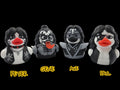 Kiss Inspired Duck Ace Fehley Figurine Display Item For Collector Band Decoration Black White Rock Statue Shelf - JM Designs