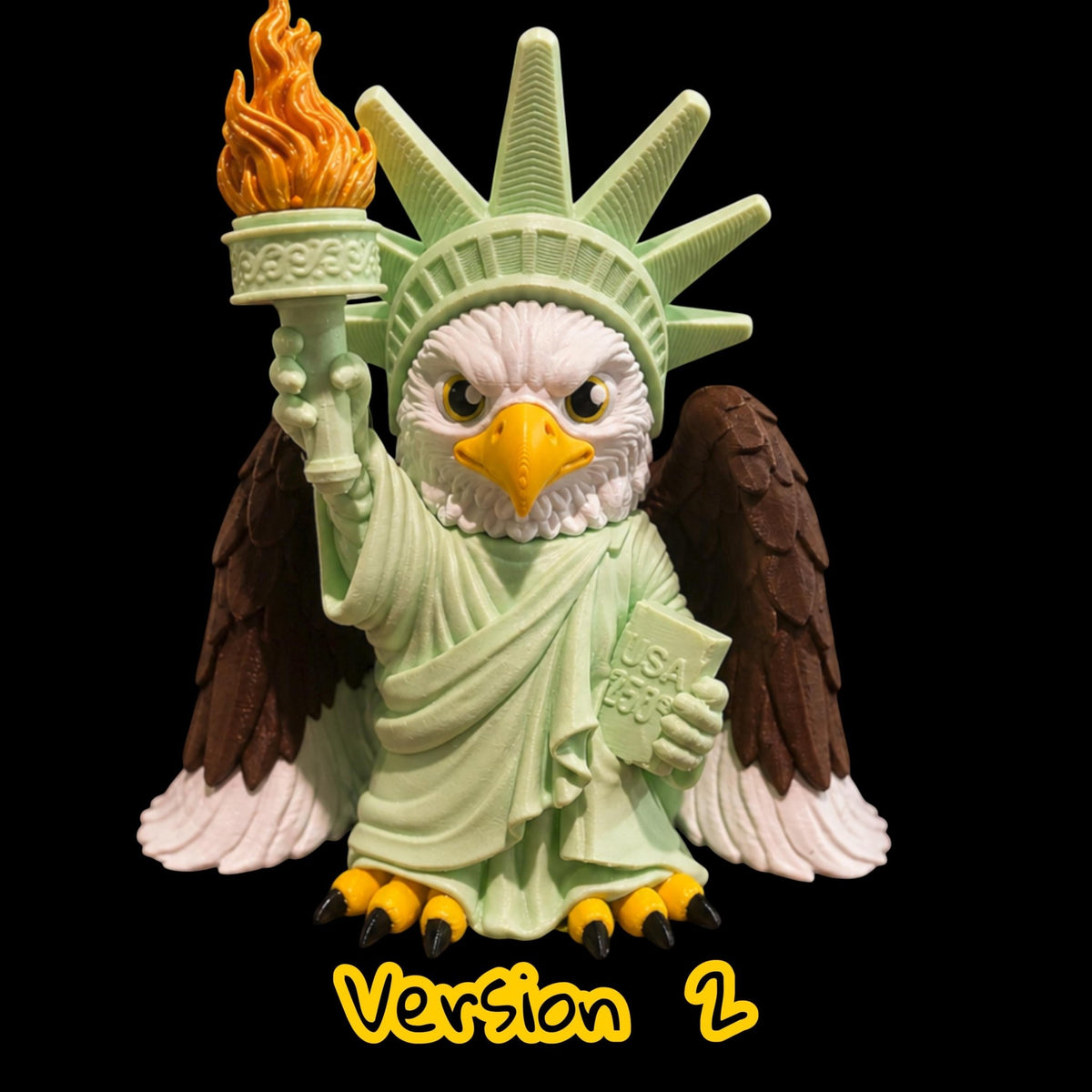 Liberty Eagle 250th Anniversary Limited Edition Standing Tall Patriotic Americana Flag Wing American Independence Day