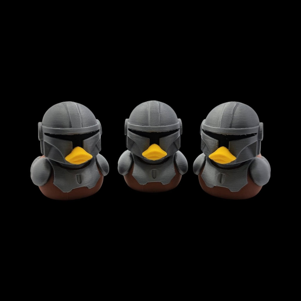 Mandalorian Inspired Duck 3D Printed Space-Themed Decor for Car Dashboard - JM Designs