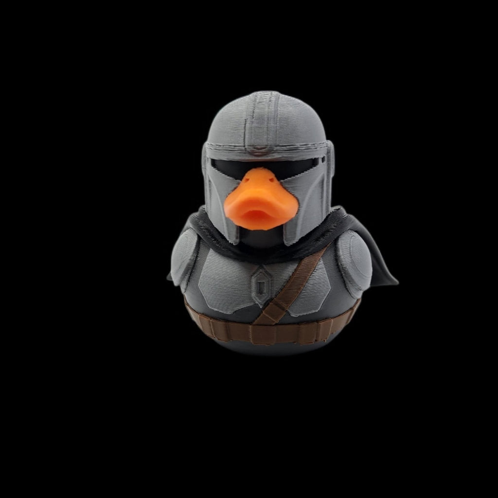 Mandalorian Inspired Duck 3D Printed Space-Themed Decor for Car Dashboard - JM Designs