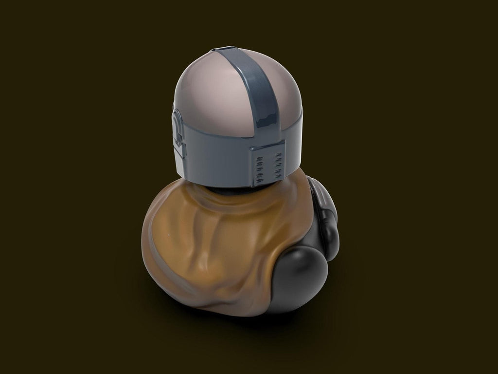Mandalorian Inspired Duck Toy, 3D Printed Star Wars Ducky for Jeep Dashboard - JM Designs