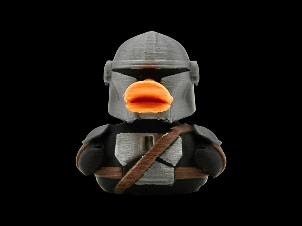 Mandalorian Inspired Duck Toy, 3D Printed Star Wars Ducky for Jeep Dashboard - JM Designs