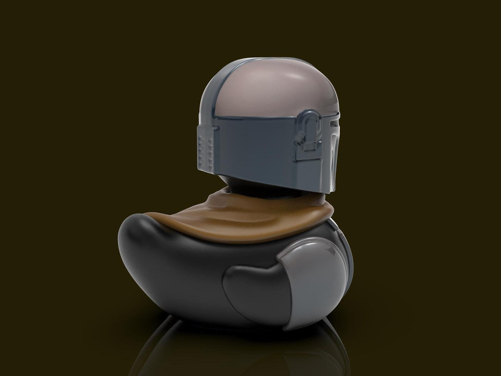 Mandalorian Inspired Duck Toy, 3D Printed Star Wars Ducky for Jeep Dashboard - JM Designs