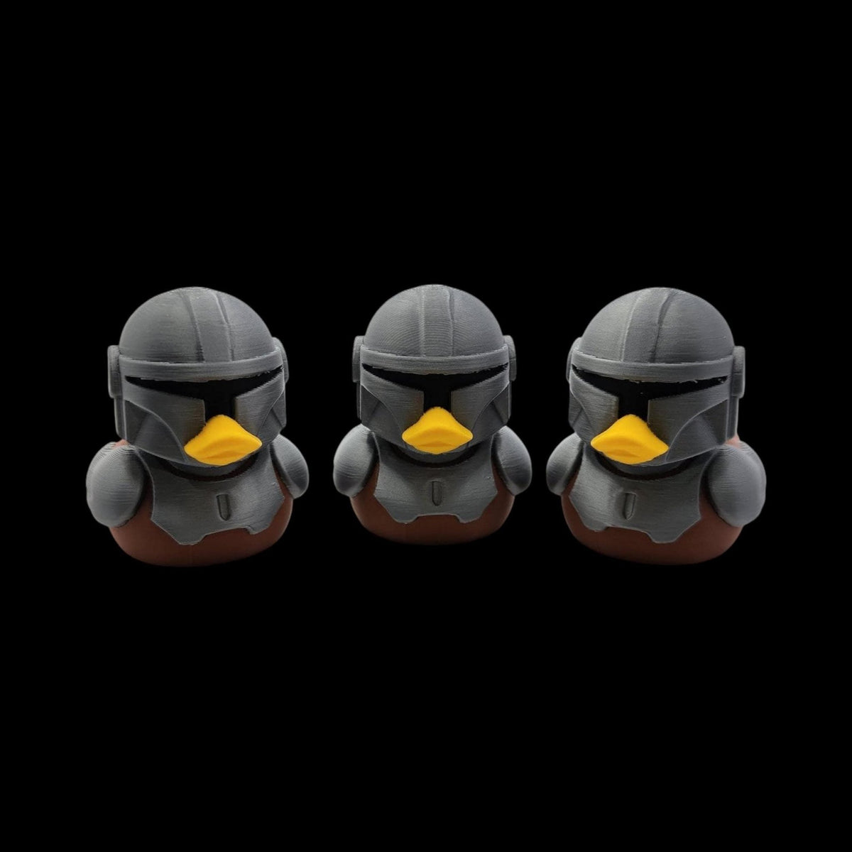 Mandalorian Inspired Duck Toy, 3D Printed Star Wars Ducky for Jeep Dashboard - JM Designs