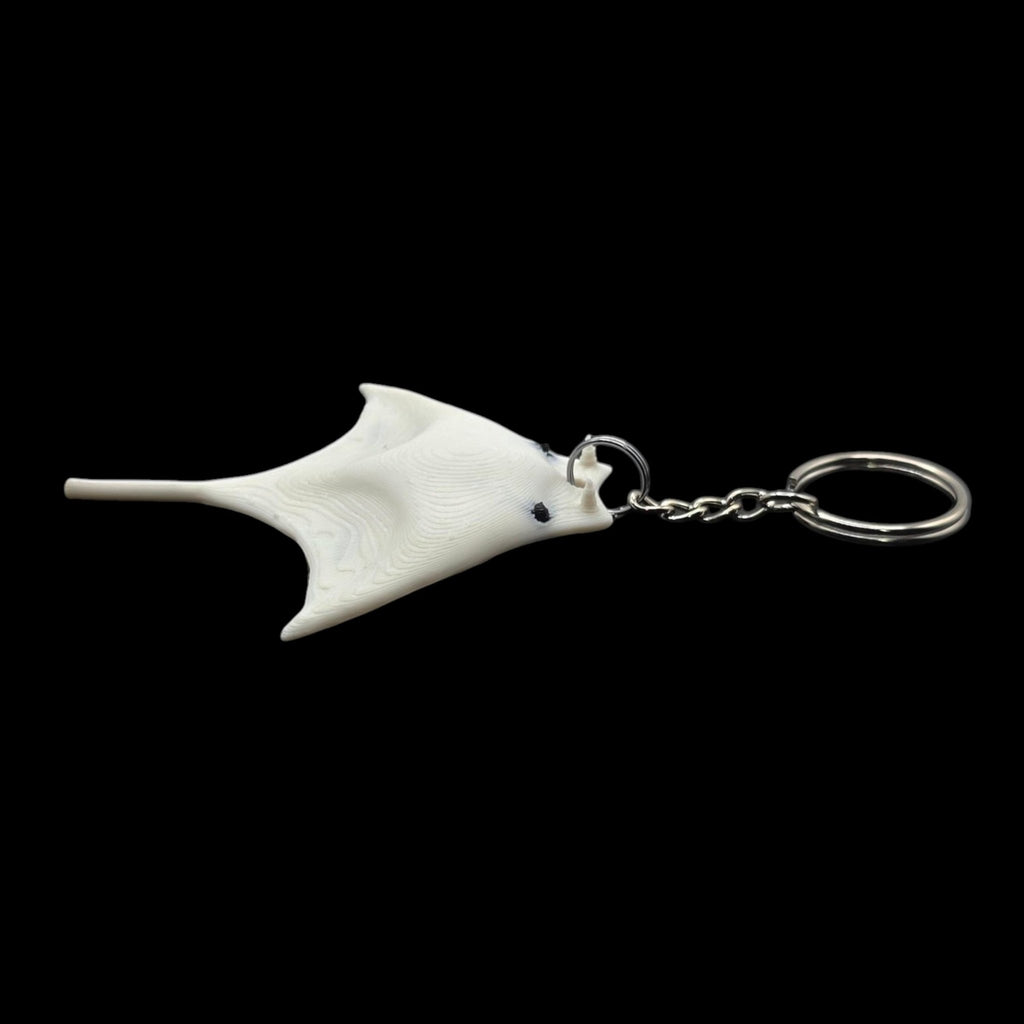 Manta Ray White Towel Animal Keychain Cruise Souvenir Ocean Theme Beach Accessory Sea Decoration - JM Designs
