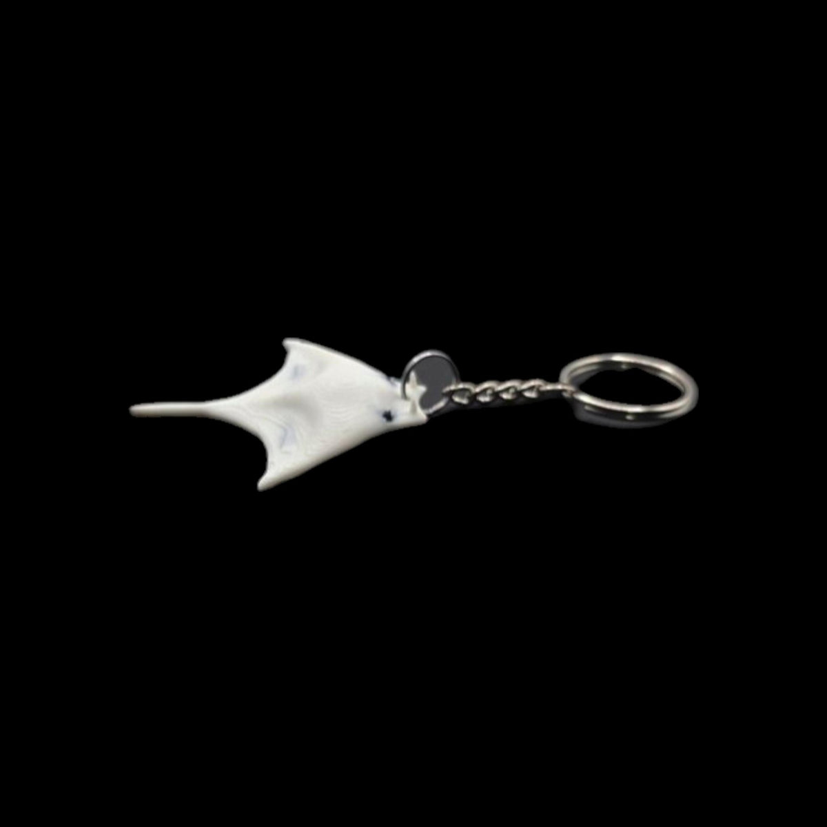 Manta Ray White Towel Animal Keychain Cruise Souvenir Ocean Theme Beach Accessory Sea Decoration - JM Designs