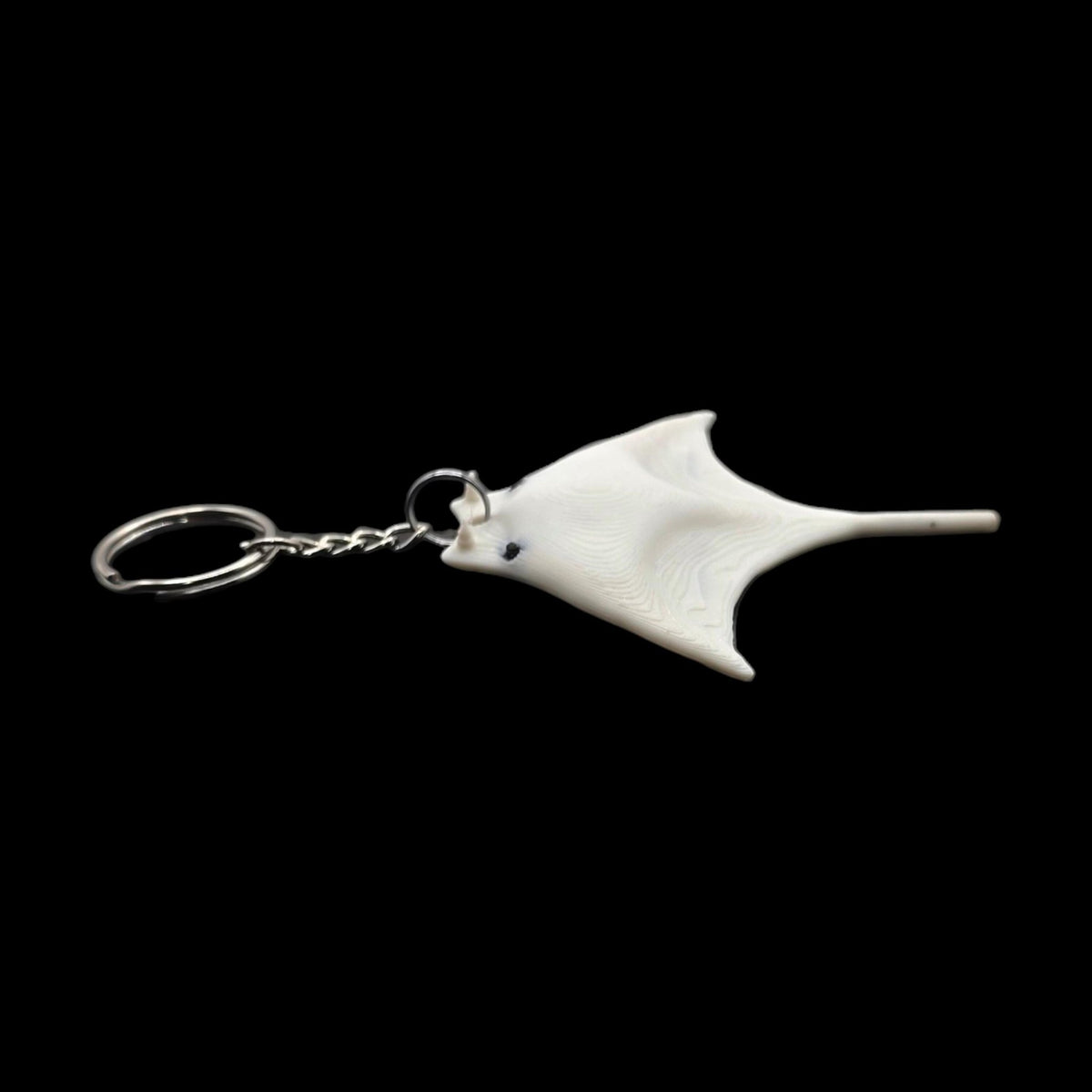 Manta Ray White Towel Animal Keychain Cruise Souvenir Ocean Theme Beach Accessory Sea Decoration - JM Designs