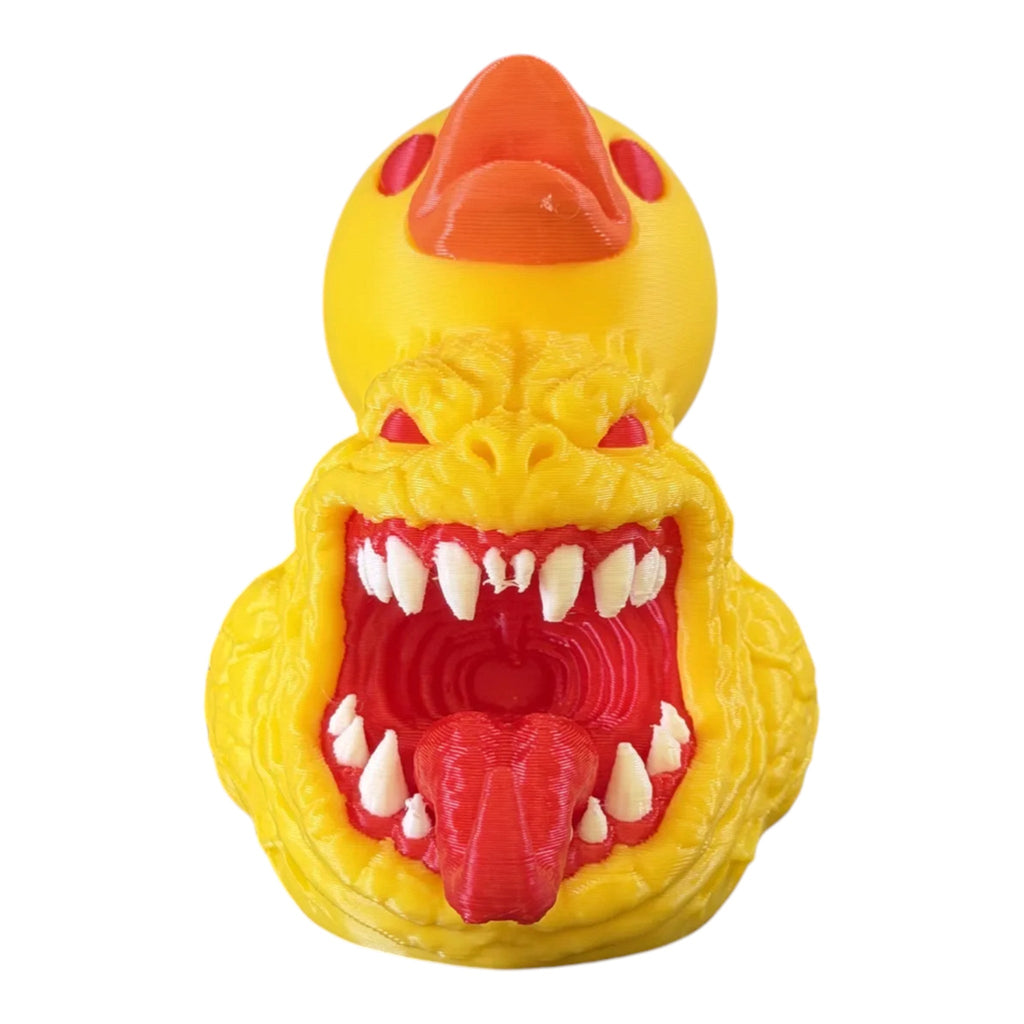 Mimic Duck – 3d Printed Fantasy Monster Collectible Horror Desk Display - JM Designs