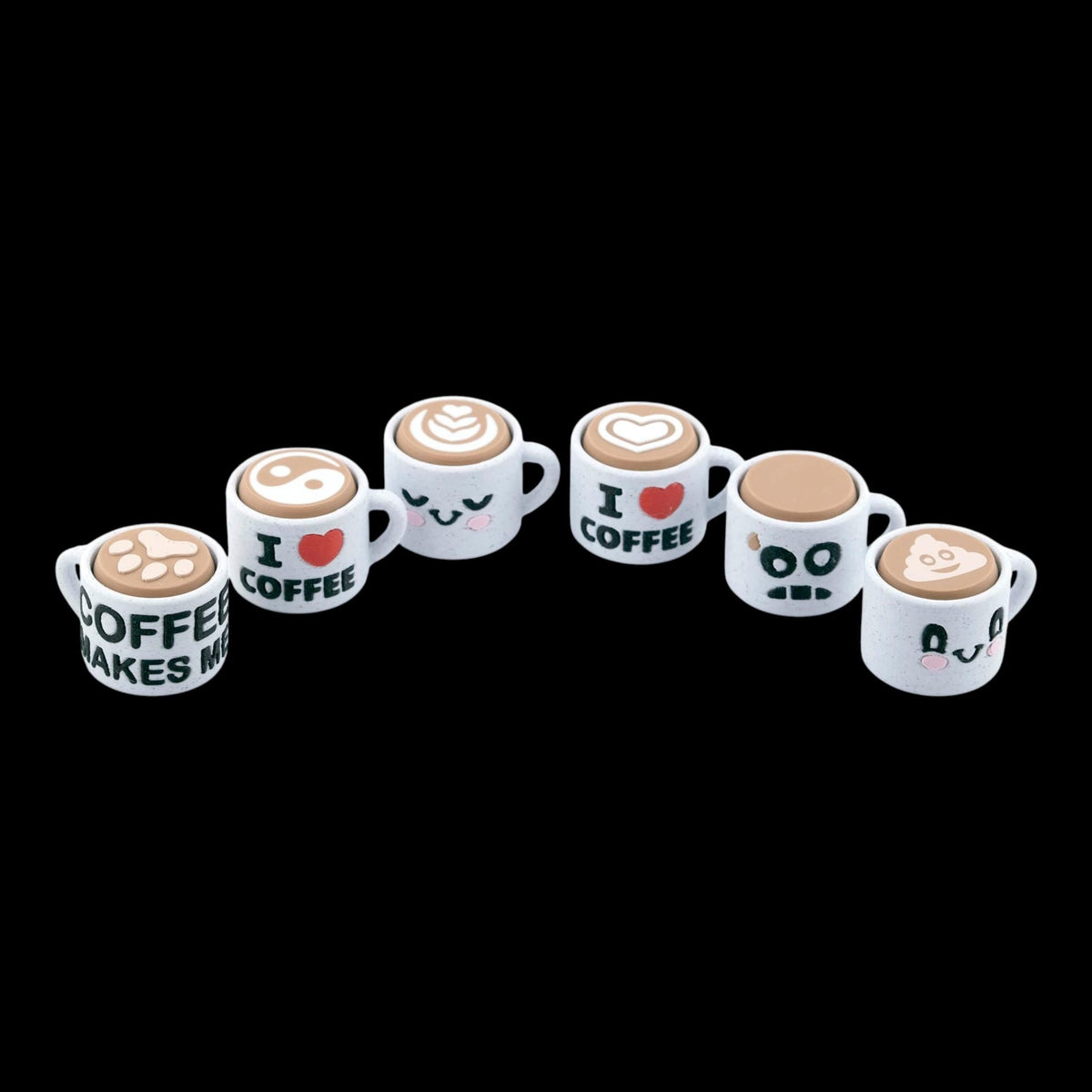Mini Coffee Cup Keychain - JM Designs