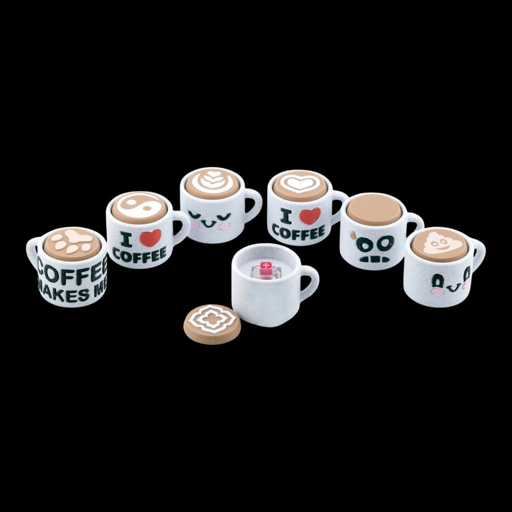 Mini Coffee Cup Keychain - JM Designs