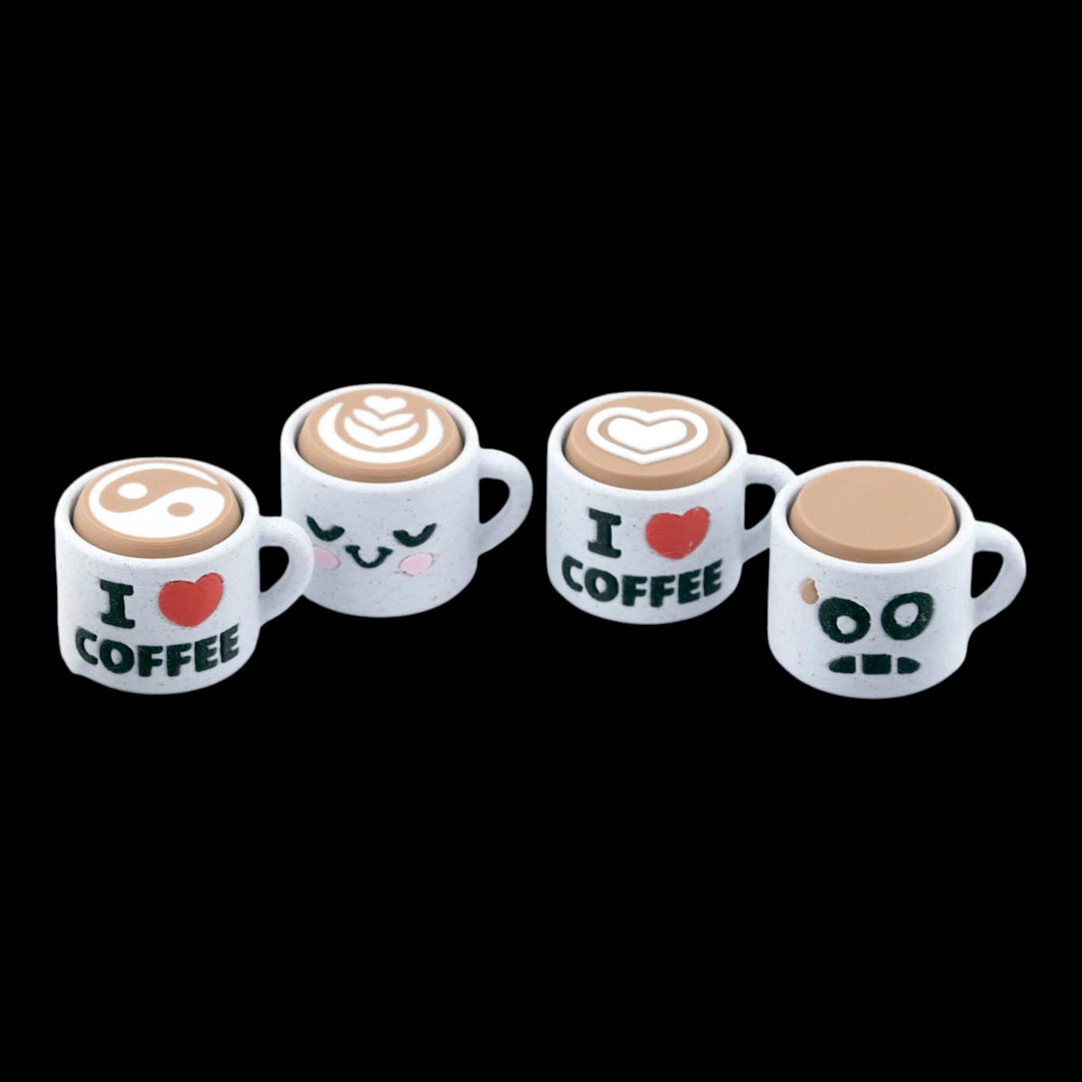 Mini Coffee Cup Keychain - JM Designs