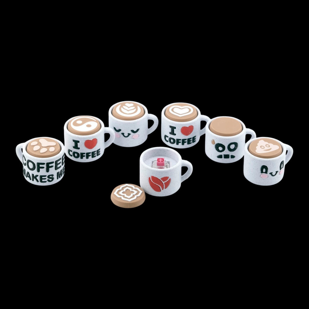 Mini Coffee Cup Keychain - JM Designs