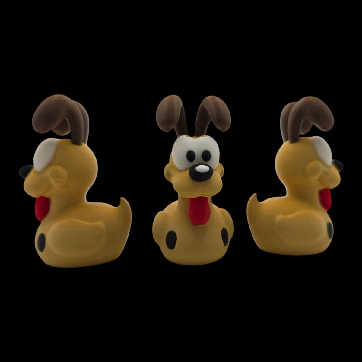 Odie Inspired Dog Duck Cartoon Character Display Piece Desk Decoration Comic Collectible - JM Designs
