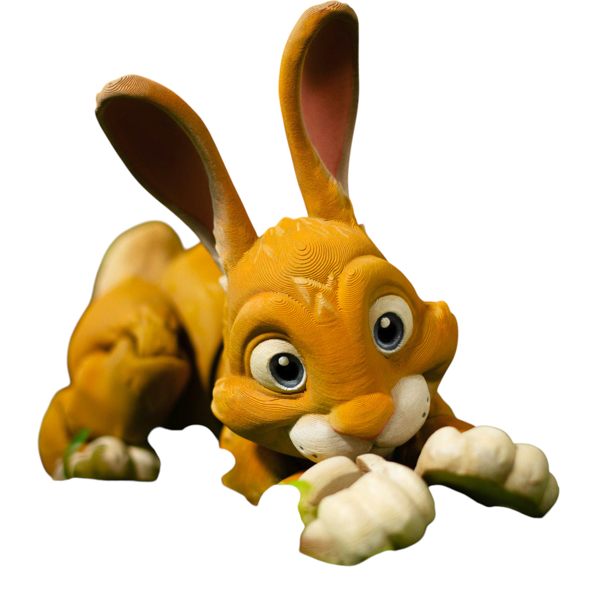 Articulated Bunny Toy – 3d Printed Posable Rabbit Fidget Desk Toy