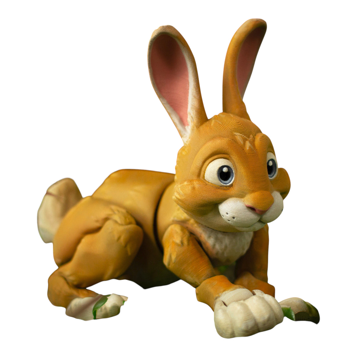 Articulated Bunny Toy – 3d Printed Posable Rabbit Fidget Desk Toy