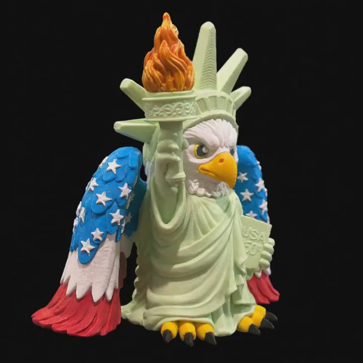 Eagle Statue of Liberty Figurine: 250th Anniversary Limited Edition Desk Pal Interdependence Day