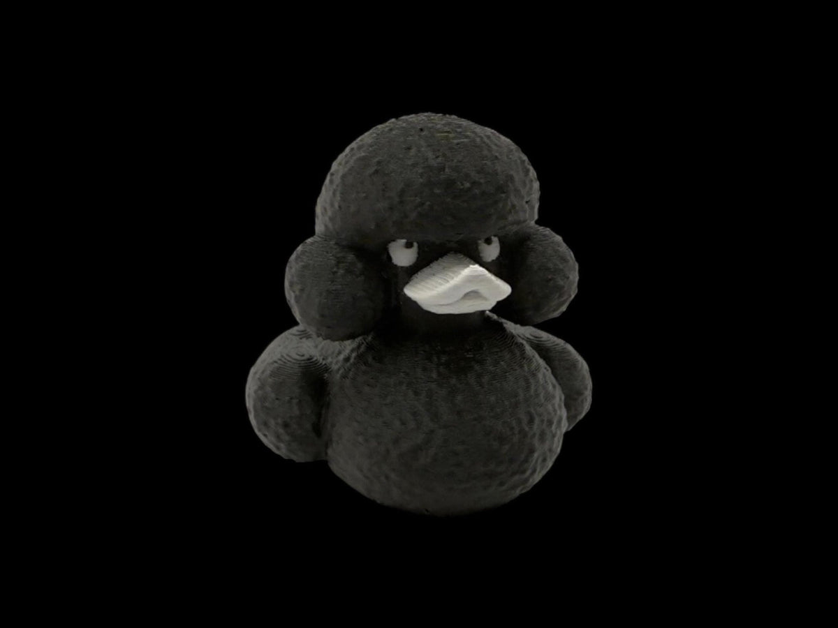 Quirky Office Decor: Poodle Duck 3D Printed Figurine for Desk - JM Designs