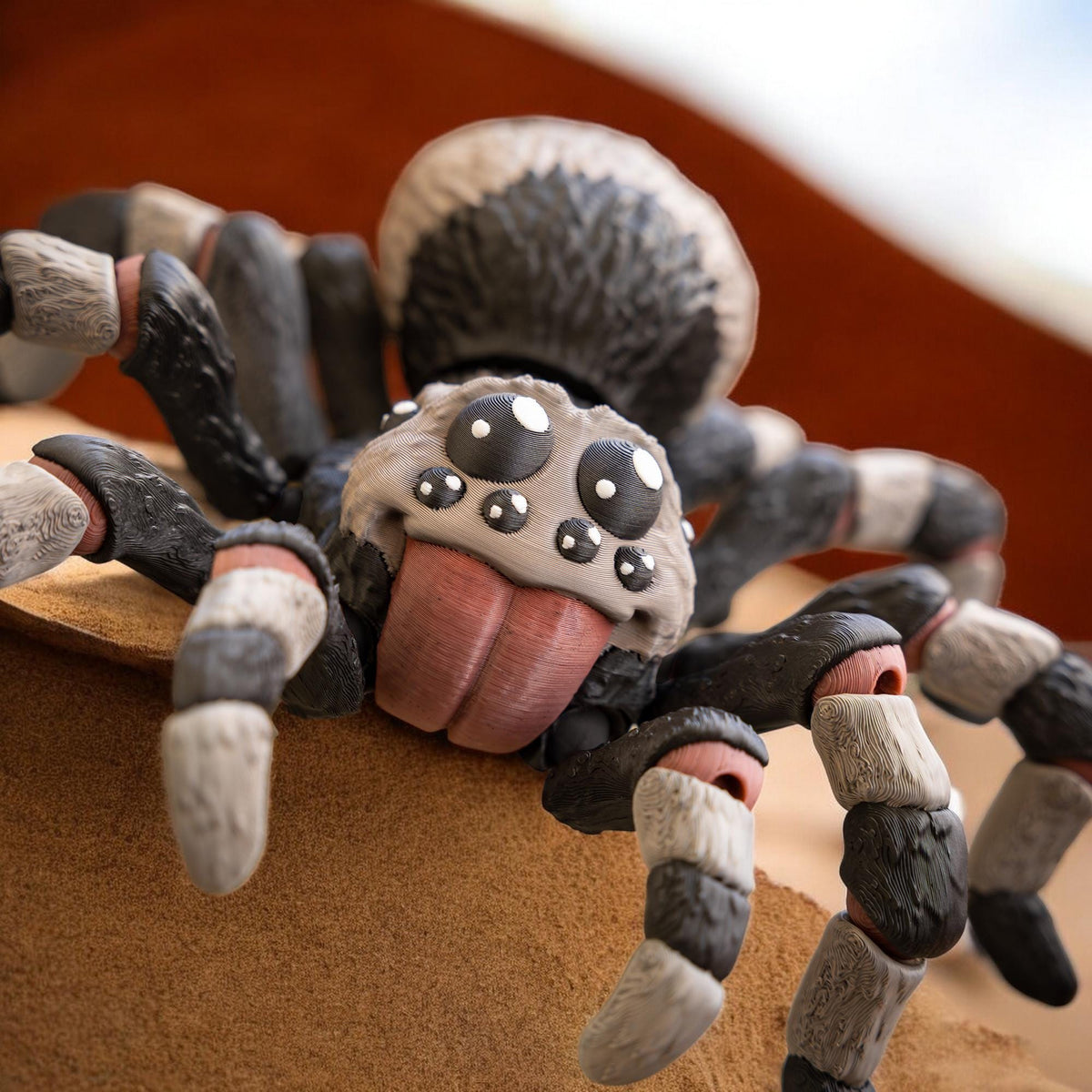 Tarantula Figurine: Realistic Spider Model - JM Designs