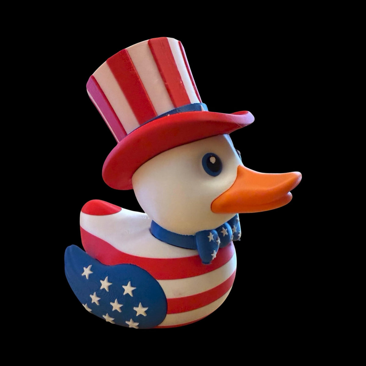 Uncle Sam Duck Patriotic Ducking America Display USA Decoration Adorable 4th July Decor - JM Designs