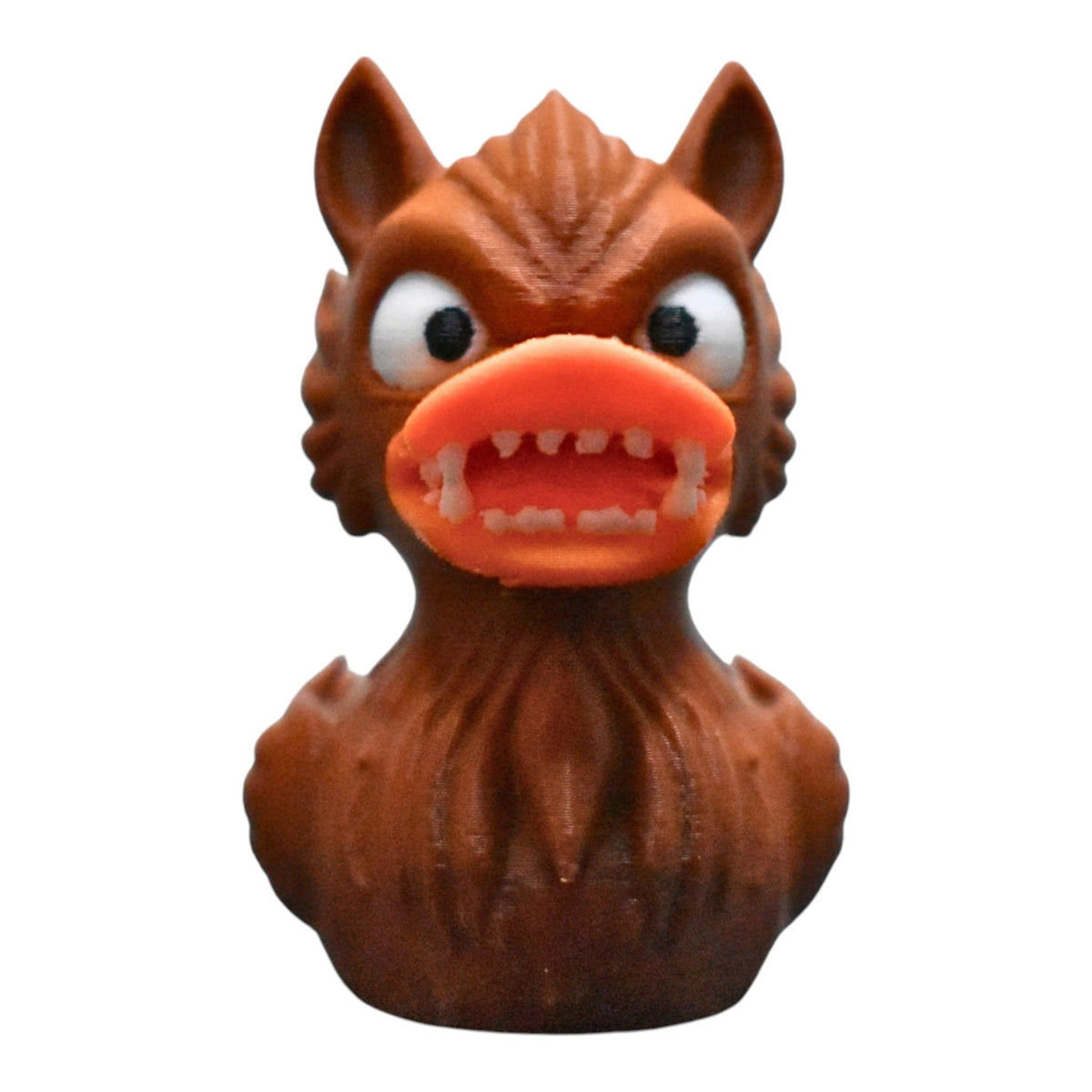 Werewolf Duck Monster Wolf Black, Brown or Grey Dashboard Buddy 3D Printed - JM Designs